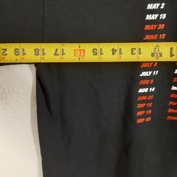 Hy-Vee Adult Mens Size M T-Shirt 2021 NTT Indycar Series Schedule Racing Tee - Picture 6 of 7